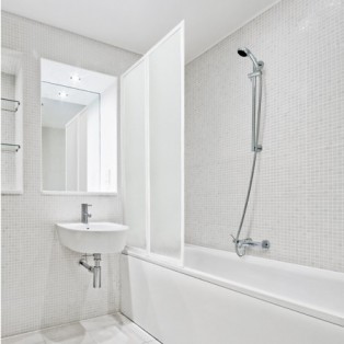 LUX L2 96 vaňová zástena - matné sklo